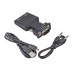 Адаптер-конвертер HDMI → VGA з аудіовиходом