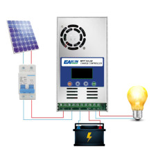 EASUN POWER 60A MPPT Контролер заряду та розряду для сонячних батарей