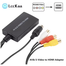 AV/S-Video в HDMI конвертер 720p/1080p, RCA, USB живлення (CVBS)