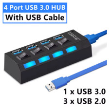LccKaa USB HUB 3.0 (4 порти)
