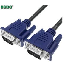 VGA 3+5 / 3+6 Відеокабель 1.5M для ПК, моніторів та проєкторів