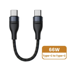 Кабель Olaf TYPE-C до TYPE-C 66W 3A (Чорний)