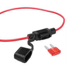 Автомобільний вологозахищений тримач запобіжника 12V 20A