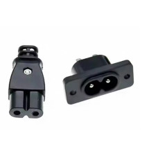 Врізний електричний роз'єм C8 Тато - C7 Мама (пара)