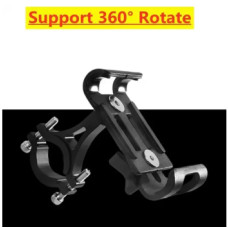 Алюмінієвий телескопічний тримач для смартфона на велосипед/мотоцикл (Black) Алюмінієвий телескопічний тримач для смартфона на велосипед/мотоцикл (Black)