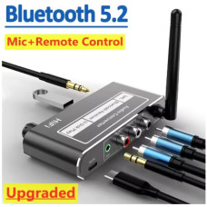 Аудіоадаптер VIKEFON Bluetooth 5.2 + DAC (Бездротовий приймач Bluetooth 5.2)