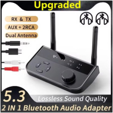 Аудіоадаптер VIKEFON 2-в-1 Bluetooth 5.3 TX/RX (Бездротовий передавач і приймач)