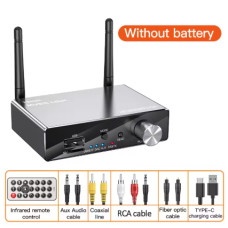 Bluetooth-адаптер VIKEFON тип В 5.3, TX/RX, оптичний/коаксіальний/AUX, пульт, USB/TF