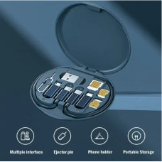 Універсальний кабель швидкої зарядки VIKEFON 60W у футлярі