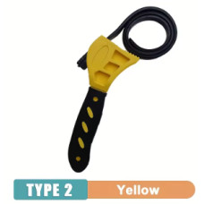 Ремінний ключ 6 дюймів – багатофункціональний інструмент для фільтрів та гайок (жовтий)