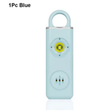 Персональна сирена з ліхтариком AF-2004 (130дБ , LED освітлення, акумулятор із зарядкою через Type-C) Голубий