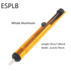 Алюмінієвий вакуумний оловоотсос для демонтажу припою (Золотий колір) Алюмінієвий вакуумний оловоотсос для демонтажу припою (Золотий колір)