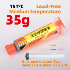 Паяльна паста середньотемпературна XH-ZG151-35г