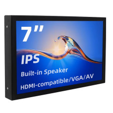 7″ Портативний IPS-монітор 1024×600, HDMI/VGA/AV, USB Type‑C