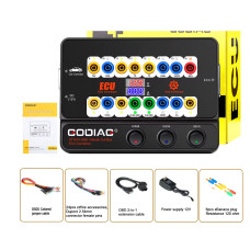GODIAG GT100+ / GT100 Pro OBDII Breakout Box | Розгалужувач для ECU з CANBUS, дисплеєм струму і живленням 12V/24V