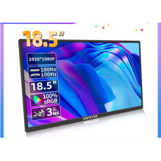 18.5" IPS Монітор 1920×1080 | 100 Гц, HDR, USB-C + HDMI, портативний дисплей для ПК, ігрових приставок, ноутбуків та смартфонів