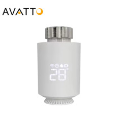 Розумний термостатичний клапан AVATTO Tuya ZigBee 3.0 TRV | Радіаторний терморегулятор з керуванням через смартфон