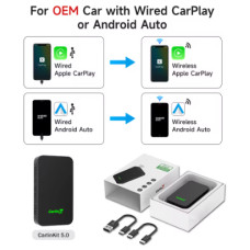 Carlinkit 5.0 CPC200-CP2A | Покращений бездротовий адаптер CarPlay та Android Auto 2-в-1