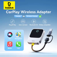 Адаптер бездротового CarPlay Baseus Safe Journey | Тільки для iPhone | USB-A / USB-C | Plug & Play