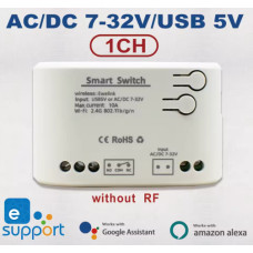 Wi-Fi реле eWelink 1CH AC/DC 7–32V для розумного дому