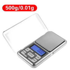 Цифрові кишенькові ваги до 500 г, точність 0.01 г