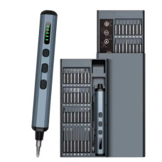 Електрична прецизійна викрутка з регульованим моментом затягування (40 насадок, 7Н·м, LED, USB-C)