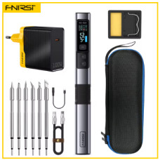 Інтелектуальний паяльник FNIRSI HS-02A-TOP Set (з кольоровим дисплеєм, підтримкою PD/QC, регулюванням температури)