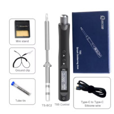Потужний паяльник T85 — PD/USB-C/96Вт для точного ремонту та пайки (T85 with TS-BC2 tip)