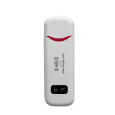 4G LTE Wi‑Fi роутер 150Mbps з SIM‑карткою та USB‑інтерфейсом (Білий з червоним)