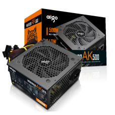 Блок живлення ПК Aigo AK 500W ATX, 120 мм вентилятор