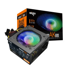 Блок живлення ПК Aigo AK 600W ATX, 120 мм вентилятор