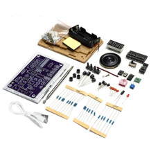 Комплект для збирання Міні FM-радіоприймач на RDA5807S з підсилювачем TDA2822 (HU 017A With Shell)