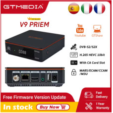 Супутниковий ресивер GTMEDIA V9 Prime з підтримкою DVB-S/S2/S2X, Wi-Fi, IPTV, SAT>IP та BISS Auto Roll Супутниковий ресивер GTMEDIA V9 Prime з підтримкою DVB-S/S2/S2X, Wi-Fi, IPTV, SAT>IP та BISS Auto Roll