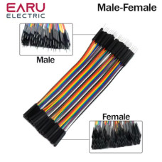 Набір Dupont‑проводів Male–Female (штир–гніздо), 20pin, довжина 20 см