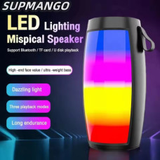 Bluetooth-колонка SUPMANGO S12 з LED-підсвіткою, TWS, 3D-звуком, TF/USB, 3Вт Bluetooth-колонка SUPMANGO S12 з LED-підсвіткою, TWS, 3D-звуком, TF/USB, 3Вт