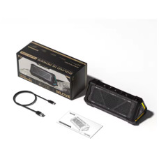 Портативна Bluetooth-колонка MLOVE P3, 40Вт, IP67, RGB-підсвітка, Bluetooth 5.3, microSD, чорна
