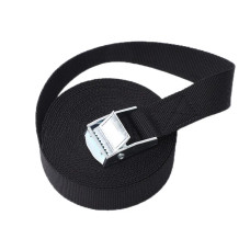 Стяжний ремінь для фіксації вантажу з металевою пряжкою, 5 м — для авто, мотоцикла, велосипеда