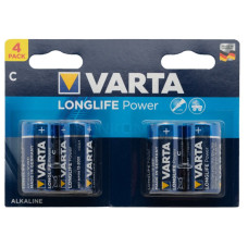 Varta Longlife Power C, тип C, 1.5 В, 4 шт.