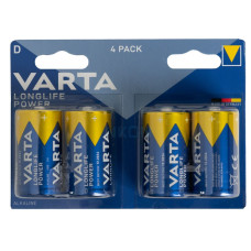 Varta Longlife Power D (щелочні батарейки типу D для пристроїв з високим енергоспоживанням)