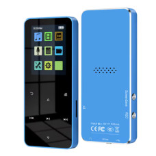 MP3/MP4 плеєр 1.8'' TFT з сенсорними кнопками та Bluetooth 5.0 (HiFi, синій)