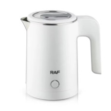 Портативний електричний чайник 0.8 л з нержавіючої сталі (для подорожей, дому та готелю) Білий Портативний електричний чайник 0.8 л з нержавіючої сталі (для подорожей, дому та готелю) Білий