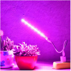 LED лампа для рослин VnnZzo USB (повний спектр для гідропоніки, кімнатних квітів та розсади)