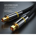 Оптоволоконний кабель Toslink SPDIF 3 м (Zinc Alloy) для ресивера — CYANMI HIFI 5.1 Digital Optical Audio Cable