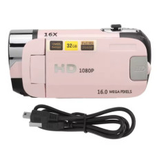 Цифрова камера D90 16MP 1080P, 2.4'' (рожевий)