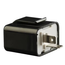 2-контактне реле поворотів для мотоцикла, 12V, регульоване (чорне)