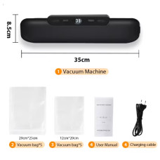 Вакуумний пакувальник SaengQ чорний Вакуумний пакувальник SaengQ чорний