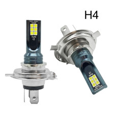 LED-лампи для авто і мотоцикла QuYooLy H4 6500K White