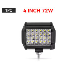 LED робочі фари (72W 12V/24V, для авто, трактора, човна, SUV, ATV, 4x4)