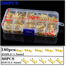 Набір обтискних U-клем 260 шт