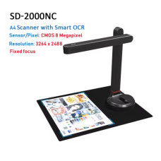 Документ-сканер NETUM SD-2000NC (автофокус, LED підсвітка, формат до A4/A3, Smart OCR)
